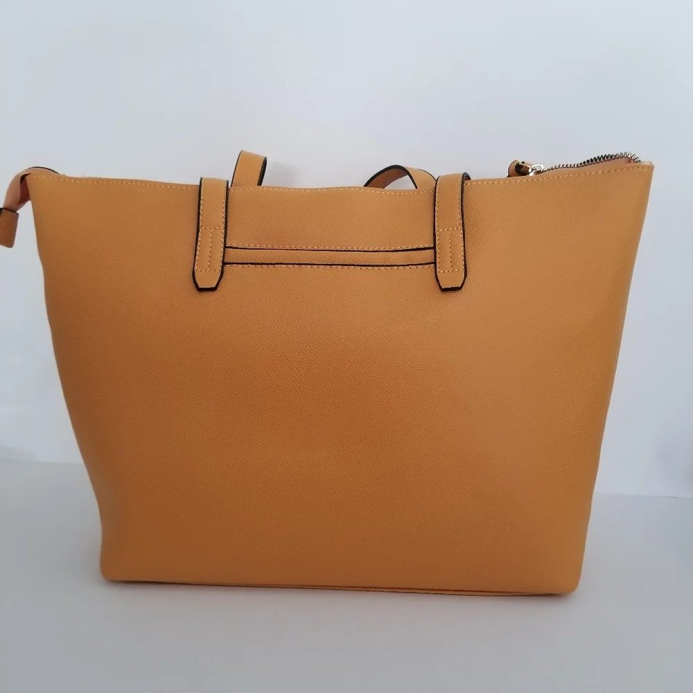 LONDON FOG YELLOW JOSEPHINE TOTE - Picture 5 of 10